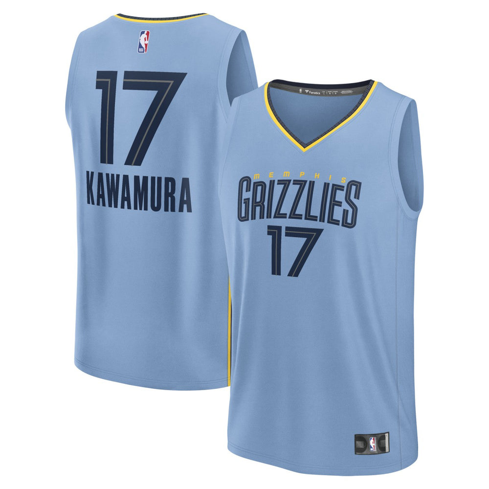 NBA Yuki Kawamura Memphis Grizzlies Fast Break Replica Player Jersey
