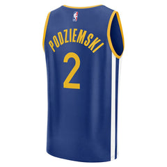 NBA Brandin Podziemski Golden State Warriors Fast Break Replica Player Jersey sale
