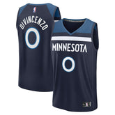NBA Donte DiVincenzo Minnesota Timberwolves Fast Break Replica Player Jersey