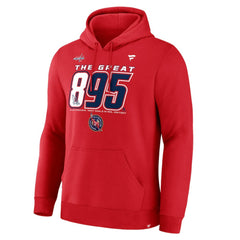 NHL Athletic Red Alexander Ovechkin Washington Capitals Fanatics NHL All-Time Leading Goal Scorer The Great 895 Pullover Hoodie