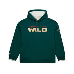 NHL Green Minnesota Wild Mitchell & Ness Team Legacy Hoodie