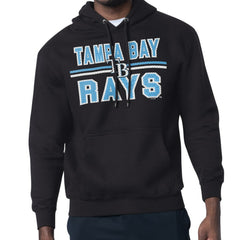 MLB Tampa Bay Rays Starter Team Mesh Print Graphic Pullover Hoodie