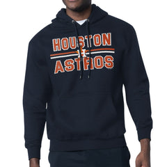 MLB Houston Astros Starter Team Mesh Print Graphic Pullover Hoodie