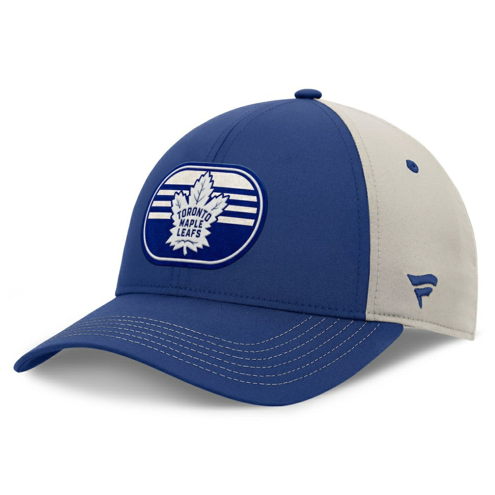 NHL Blue/Gray Toronto Maple Leafs Fanatics 2025 Stanley Cup Playoffs Locker Room Trucker Adjustable Hat
