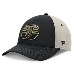 NHL Black/Gray Vegas Golden Knights Fanatics 2025 Stanley Cup Playoffs Locker Room Trucker Adjustable Hat