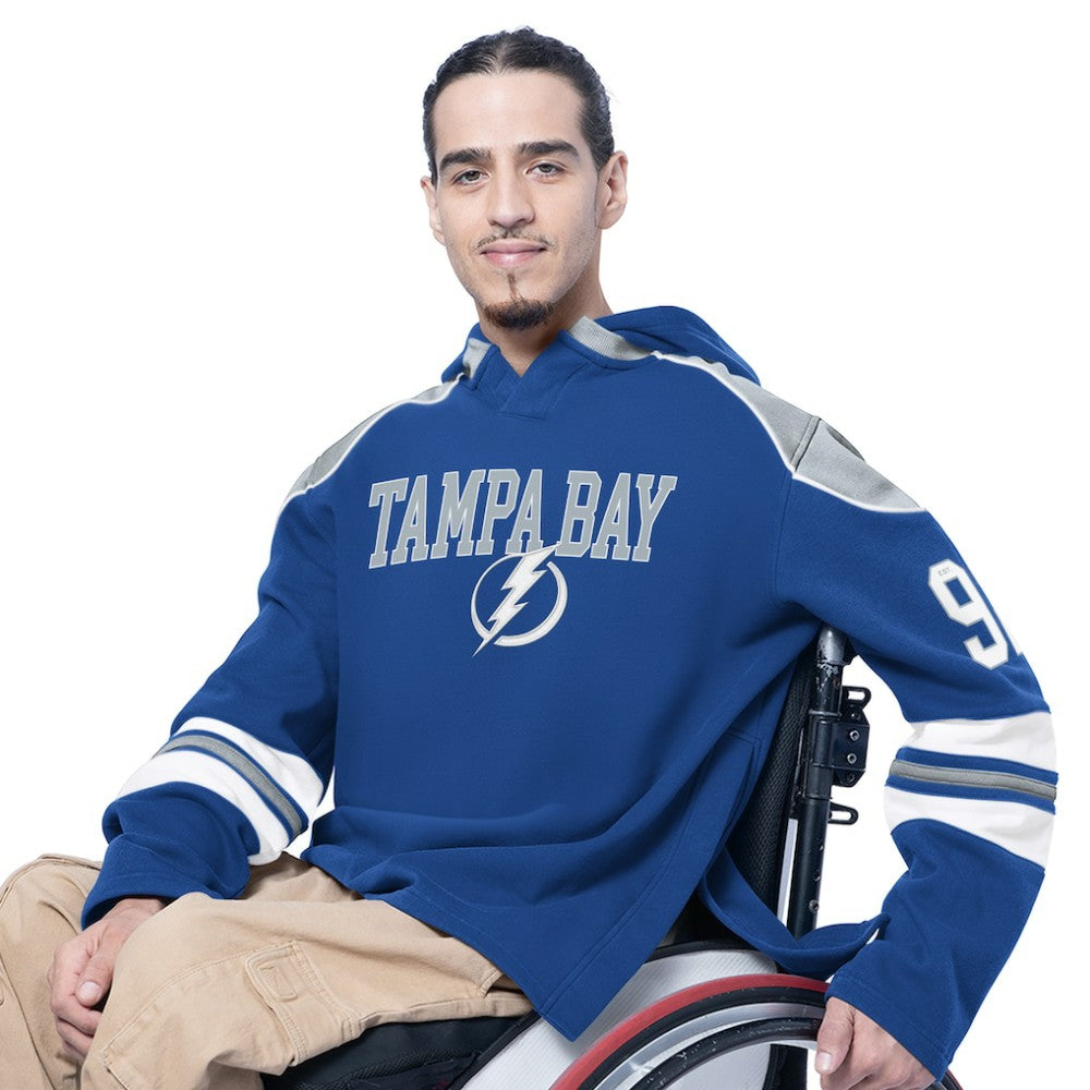NHL Blue Tampa Bay Lightning G-III Sports by Carl Banks Adaptive Wear Lord Stanley Hooded Long Sleeve Sweatshirt