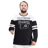 NHL Black Philadelphia Flyers G-III Sports by Carl Banks Adaptive Wear Outlast Durene Long-Sleeve T-Shirt