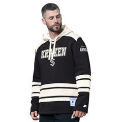 NHL Black Seattle Kraken Starter Slapshot Fashion Hoodie