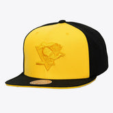 NHL Gold/Black Pittsburgh Penguins Mitchell & Ness Color Pop Snapback Hat