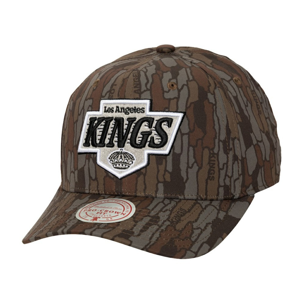 NHL Camo Los Angeles Kings Mitchell & Ness Hidden Camo Pro Crown Adjustable Hat