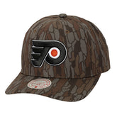 NHL Camo Philadelphia Flyers Mitchell & Ness Hidden Camo Pro Crown Adjustable Hat