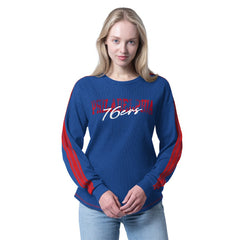NBA Philadelphia 76ers G-III 4Her by Carl Banks Women's Advantage Tri-Blend Long Sleeve T-Shirt