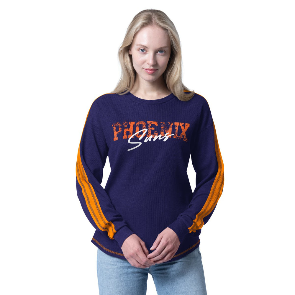 NBA Phoenix Suns G-III 4Her by Carl Banks Women's Advantage Tri-Blend Long Sleeve T-Shirt