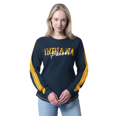 NBA Indiana Pacers G-III 4Her by Carl Banks Women's Advantage Tri-Blend Long Sleeve T-Shirt