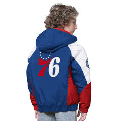 NBA Philadelphia 76ers Starter Youth All Time Pro Jr. Full-Zip Hoodie Jacket