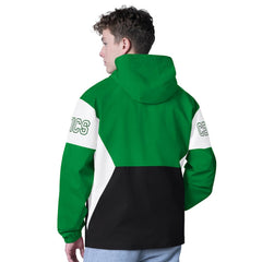 NBA Boston Celtics G-III Sports by Carl Banks Tailgate Half-Zip Hoodie