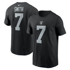 Geno Smith Name & Number T-Shirt - Las Vegas Raiders