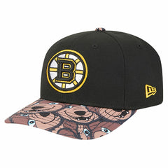 NHL Black Boston Bruins New Era Mascot Visor 9SEVENTY Adjustable Hat