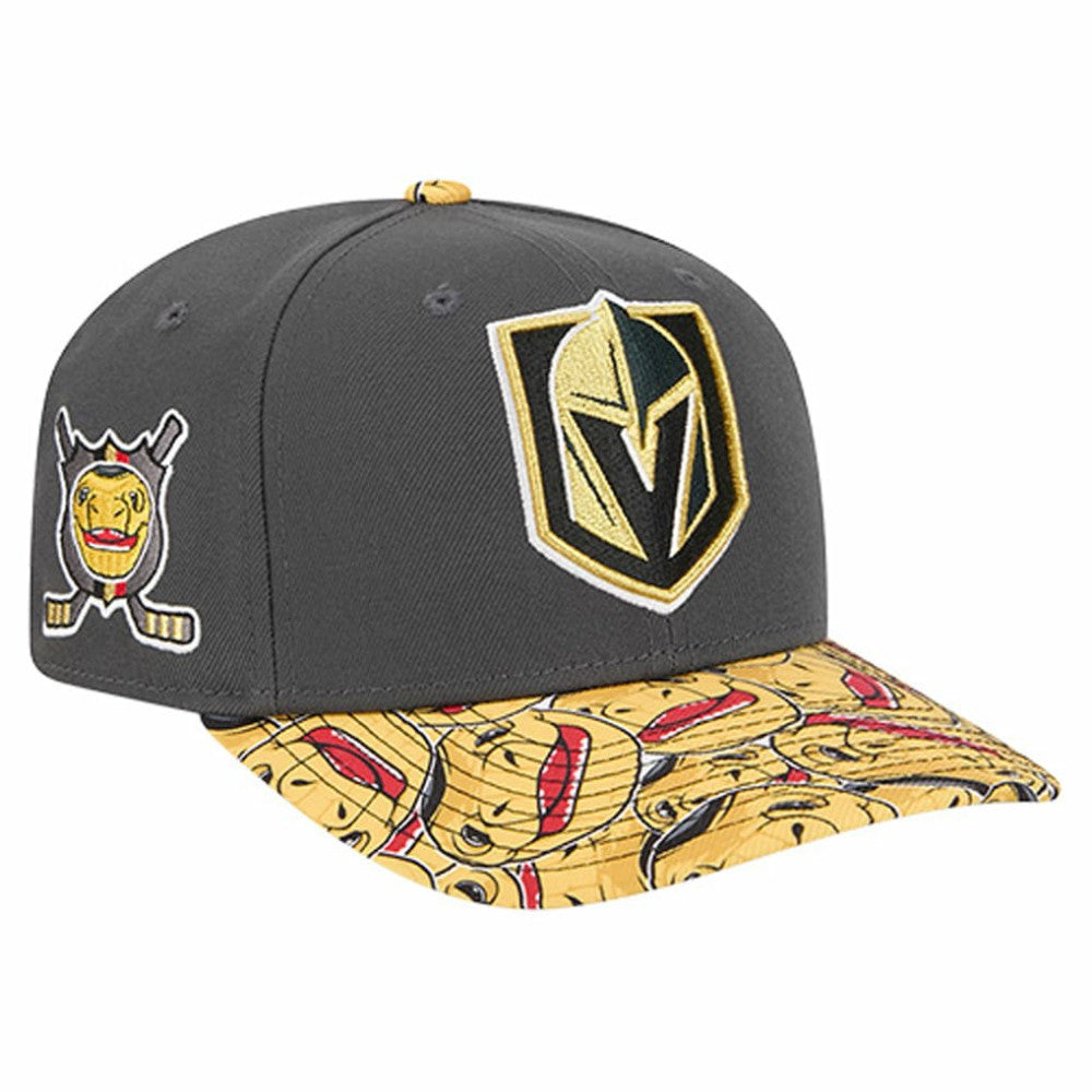 NHL Grey Vegas Golden Knights New Era Mascot Visor 9SEVENTY Adjustable Hat