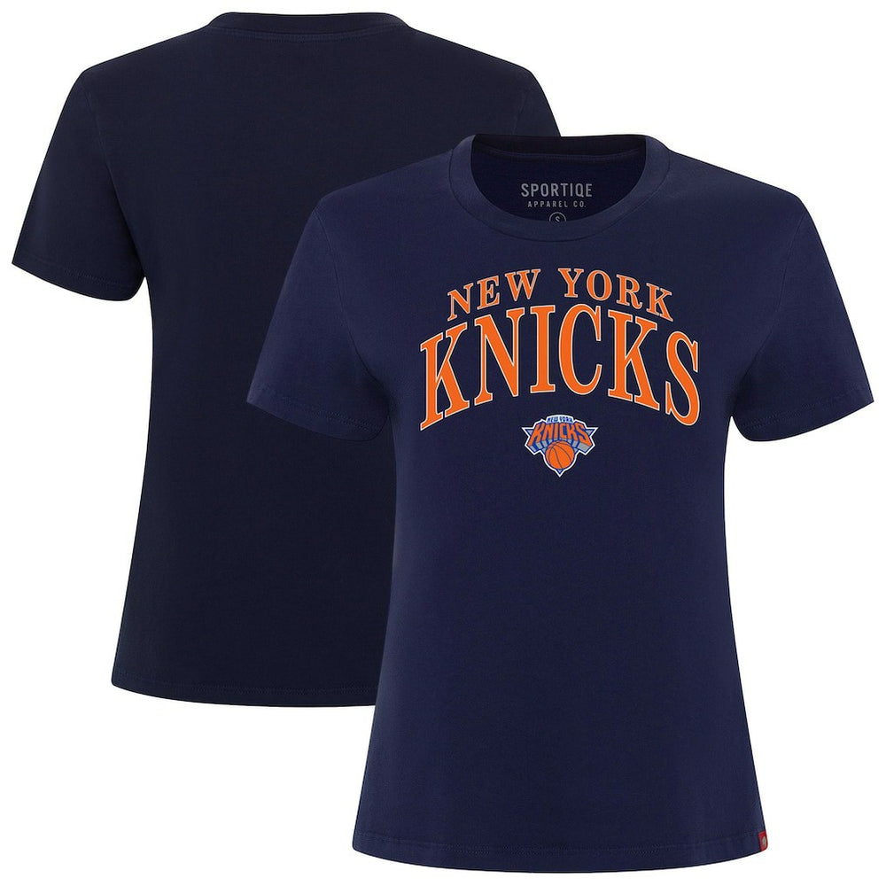 NBA New York Knicks Sportiqe Women's Arcadia Boxy T-Shirt