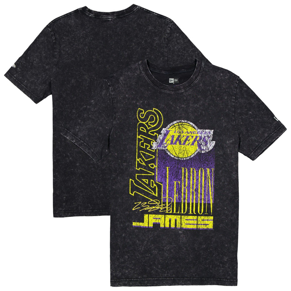 NBA LeBron James Los Angeles Lakers Full Court Press Mineral Wash Player T-Shirt