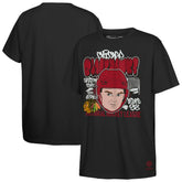 NHL Black Connor Bedard Chicago Blackhawks Mitchell & Ness Youth Caricature T-Shirt