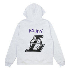 NBA Enjoy Basketball x Los Angeles Lakers Unisex Hoop Enthusiast Capsule Collection Pullover Hoodie - Heather Gray shop