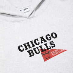 NBA Enjoy Basketball x Chicago Bulls Unisex Hoop Enthusiast Capsule Collection Pullover Hoodie - Heather Gray on sale