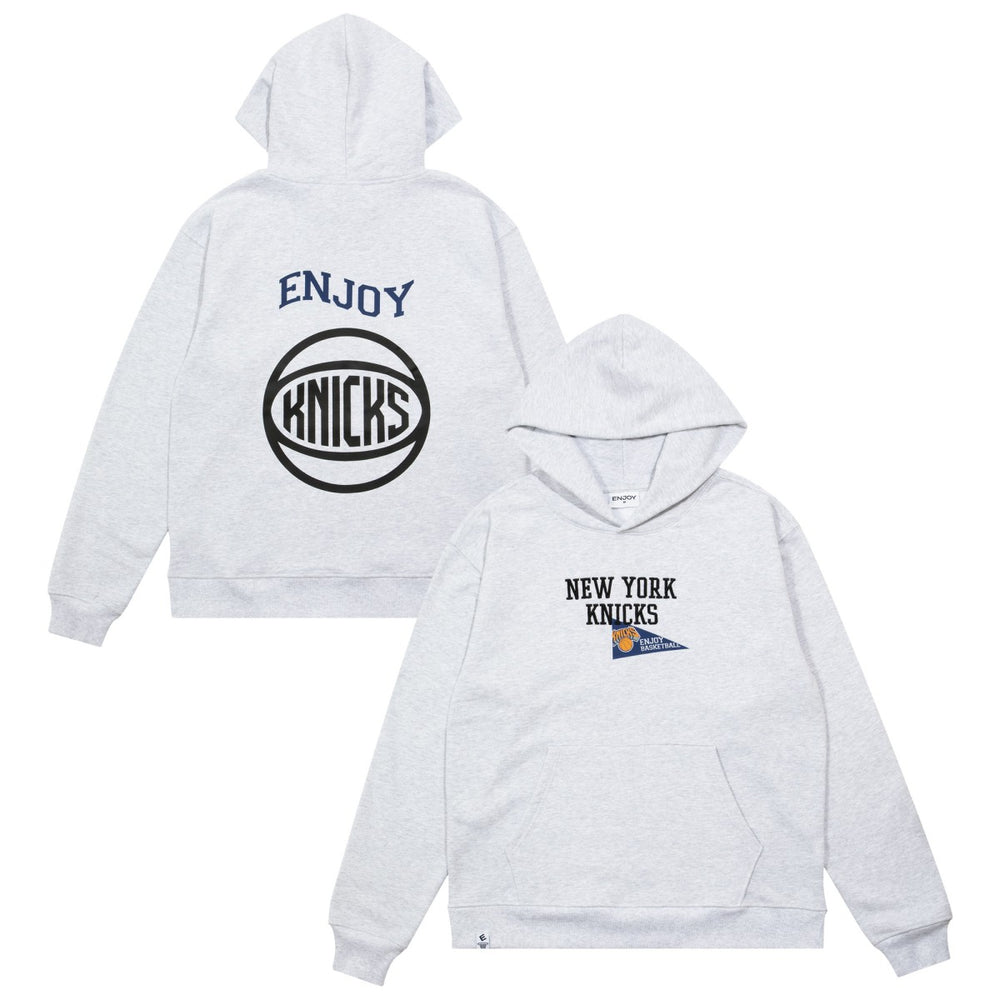 NBA Enjoy Basketball x New York Knicks Unisex Hoop Enthusiast Capsule Collection Pullover Hoodie - Heather Gray outlet