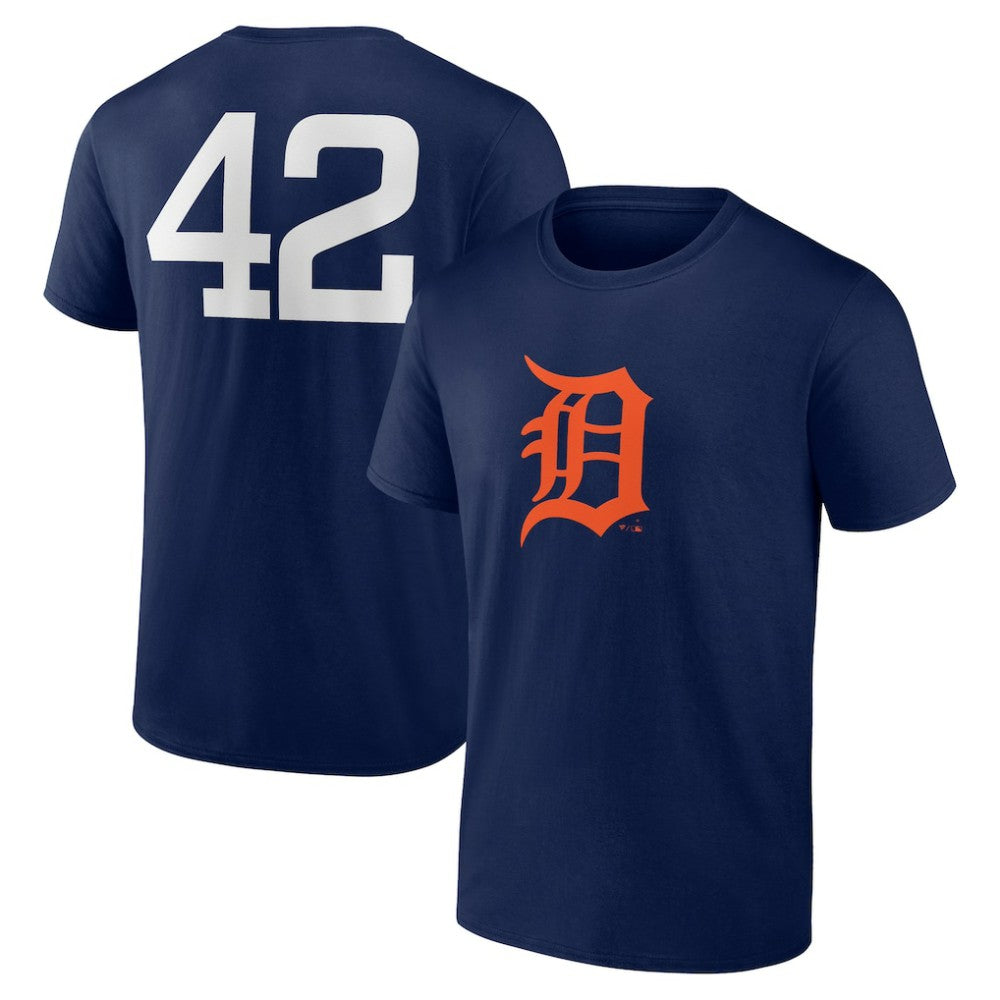 MLB Detroit Tigers Jackie Robinson Day Name & Number T-Shirt