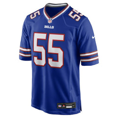 Michael Hoecht Team Game Jersey - Buffalo Bills