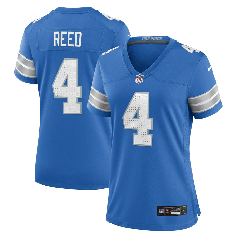 D.J. Reed Women's Team Game Jersey - Detroit Lions