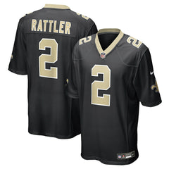 Spencer Rattler Team Game Jersey - New Orleans Saints