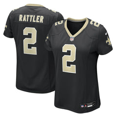 Spencer Rattler Women's Team Game Jersey - New Orleans Saints