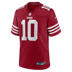 Mac Jones Team Game Jersey - San Francisco 49ers