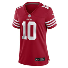 Mac Jones Women's Team Game Jersey - San Francisco 49ers