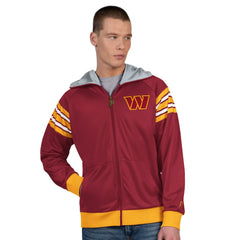 Pro Player Helmet Full-Zip Hooded Track Jacket - Washington Commanders