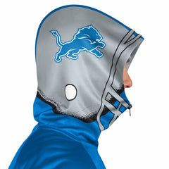 Pro Player Helmet Full-Zip Hooded Track Jacket - Detroit Lions