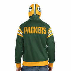 Pro Player Helmet Full-Zip Hooded Track Jacket - Green Bay Packers