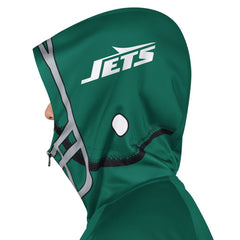 Pro Player Helmet Full-Zip Hooded Track Jacket - New York Jets
