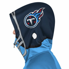 Pro Player Helmet Full-Zip Hooded Track Jacket - Tennessee Titans