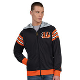 Pro Player Helmet Full-Zip Hooded Track Jacket - Cincinnati Bengals