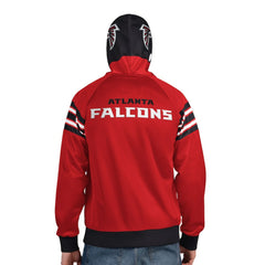 Pro Player Helmet Full-Zip Hooded Track Jacket - Atlanta Falcons