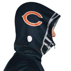 Pro Player Helmet Full-Zip Hooded Track Jacket - Chicago Bears