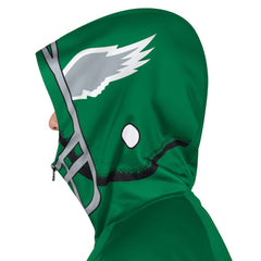 Pro Player Retro Helmet Full-Zip Hooded Track Jacket - Philadelphia Eagles