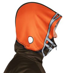 Pro Player Retro Helmet Full-Zip Hooded Track Jacket - Cleveland Browns