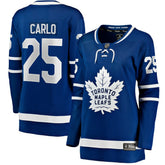 NHL Blue Brandon Carlo Toronto Maple Leafs Fanatics Women's Home Breakaway Player Jersey