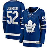 NHL Blue Reese Johnson Toronto Maple Leafs Fanatics Women's Home Breakaway Player Jersey