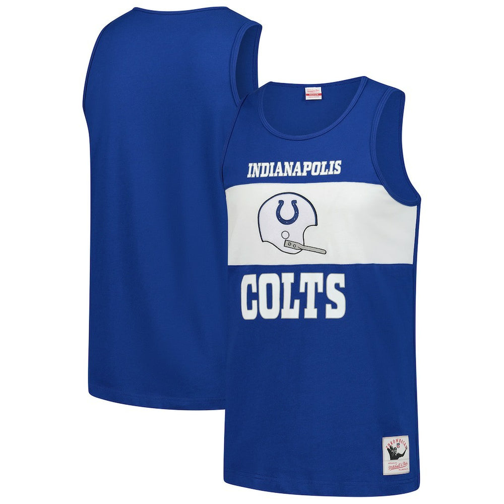 Retro Colorblock Tank Top - Indianapolis Colts
