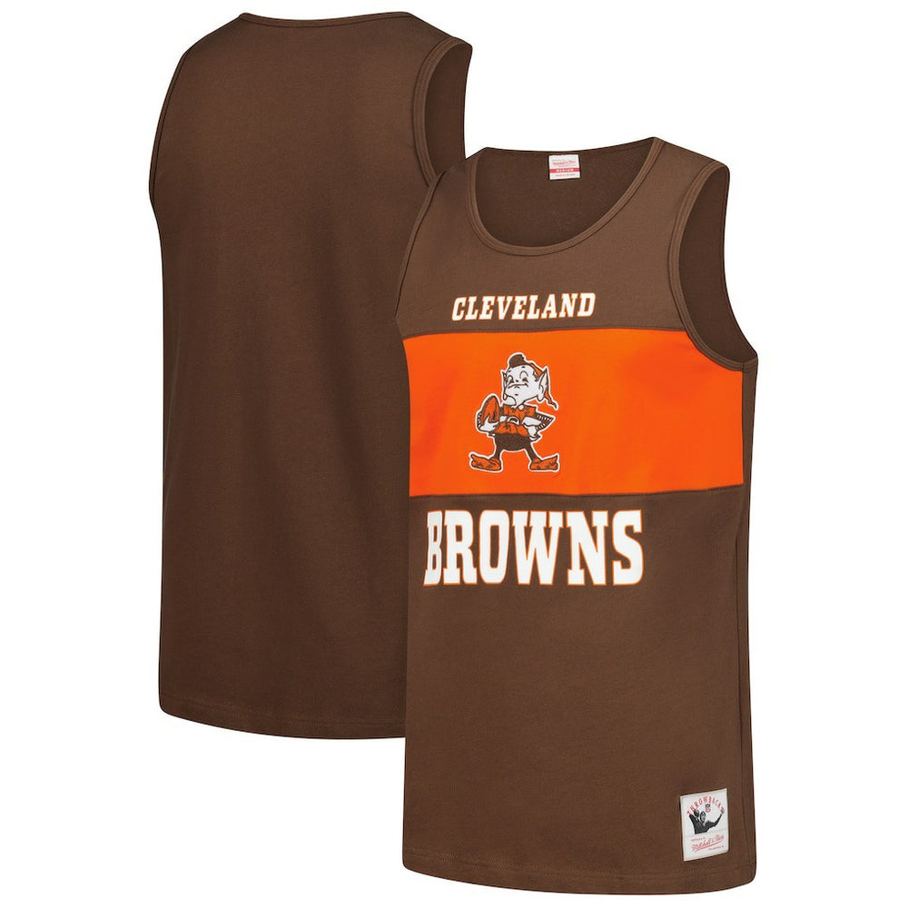 Retro Colorblock Tank Top - Cleveland Browns